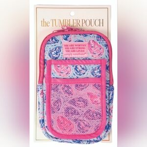 Simply Southern Pink and Blue Tumbler Pouch